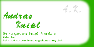 andras knipl business card